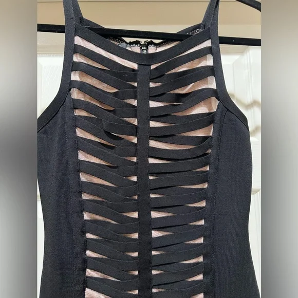 Vintage / Rare BeBe BodyCon Dress Sz S - Picture 6 of 10